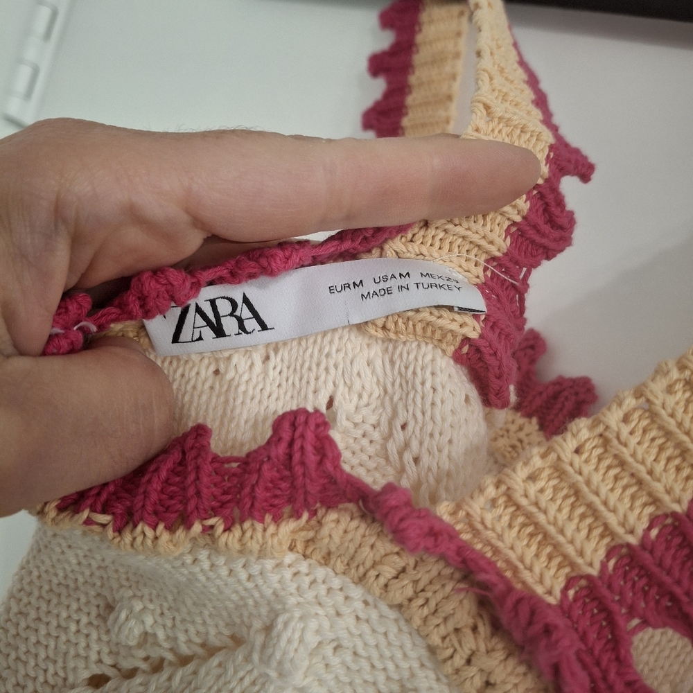 Zara Strappy Crochet Top - Picture 8 of 8